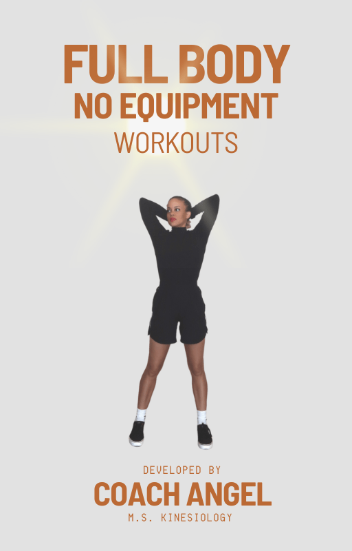 FULL BODY workouts no equipment - coach angel